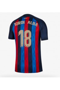 Barcelona Jordi Alba #18 Fotballdrakt Hjemme Klær 2022-23 Korte ermer